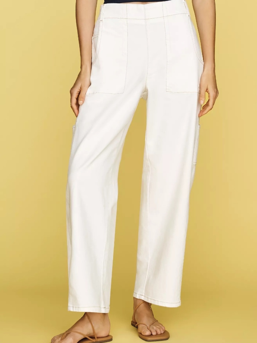 Anthropologie Maeve Painter Mid-Rise Tapered Jeans